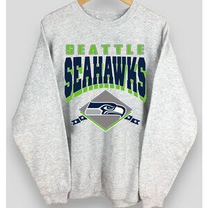 Seattle Seahawks Crewneck Sweatshirt Seattle Seahawks Football Shirt Retro